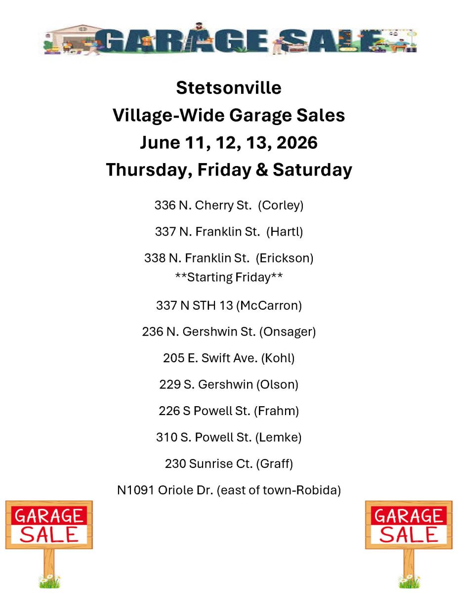 Village-Wide Garage Sale 2026