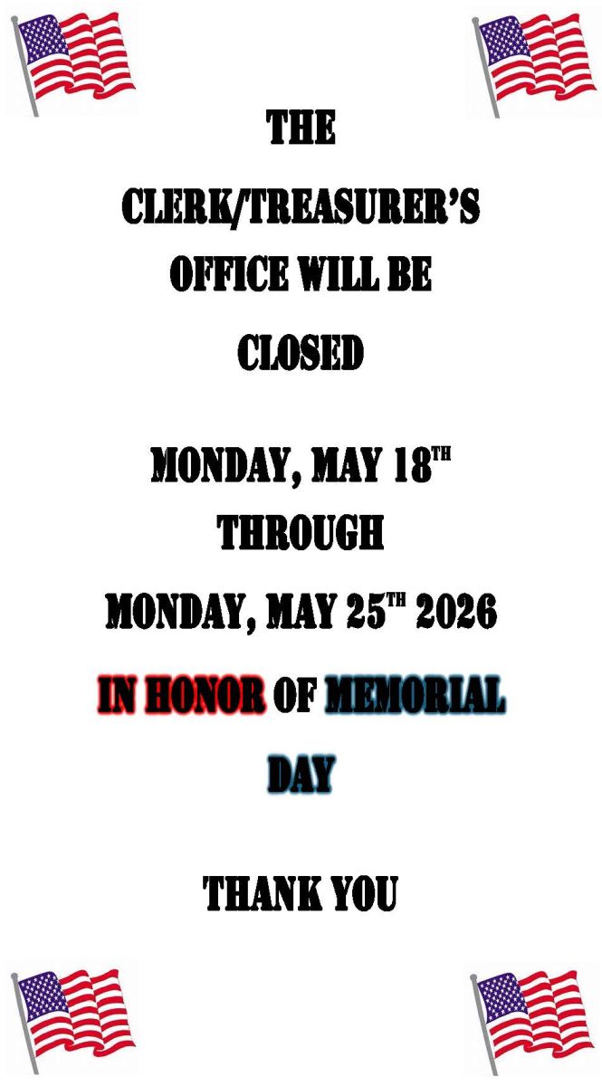 Clerk/Treasurer's Office Closed
